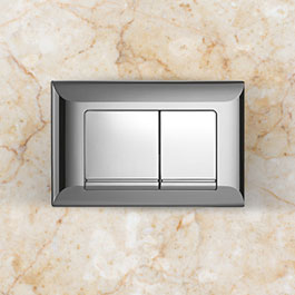 Dual flush concealed cisterns and flush plates